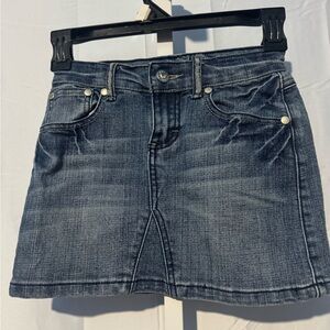 Imperial Star Blue Denim Skirt Size 7 Kids